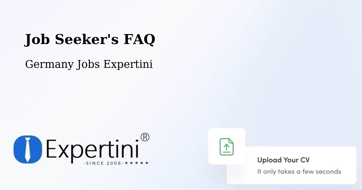 Job Seeker's FAQ - Germany Jobs Expertini